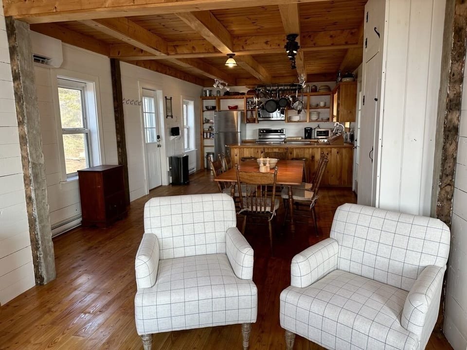 Open living/dining/kitchen 
