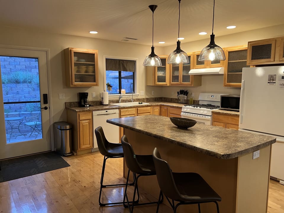 Fully stocked kitchen