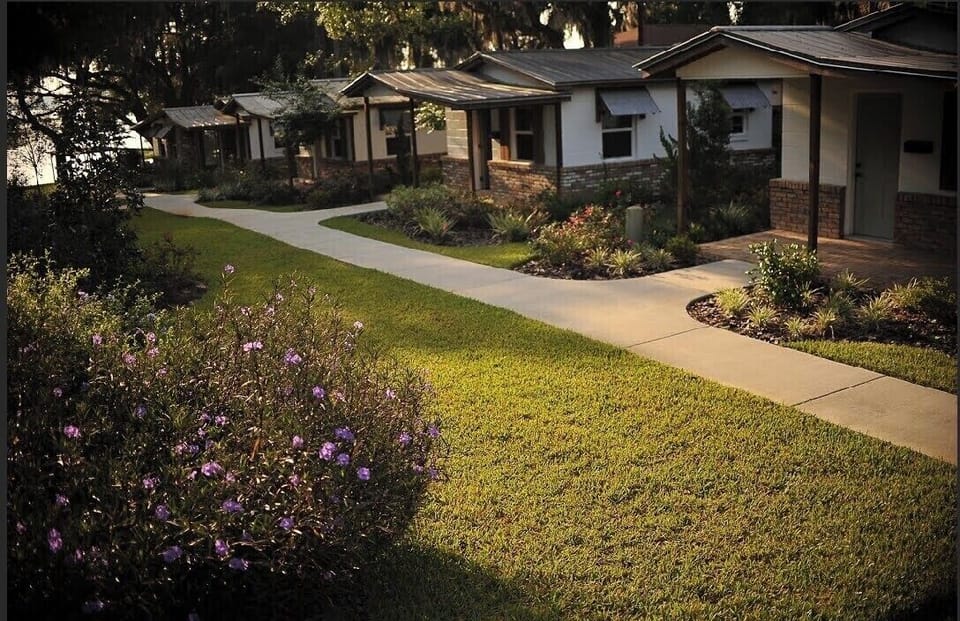 View of 4 of our cottages.