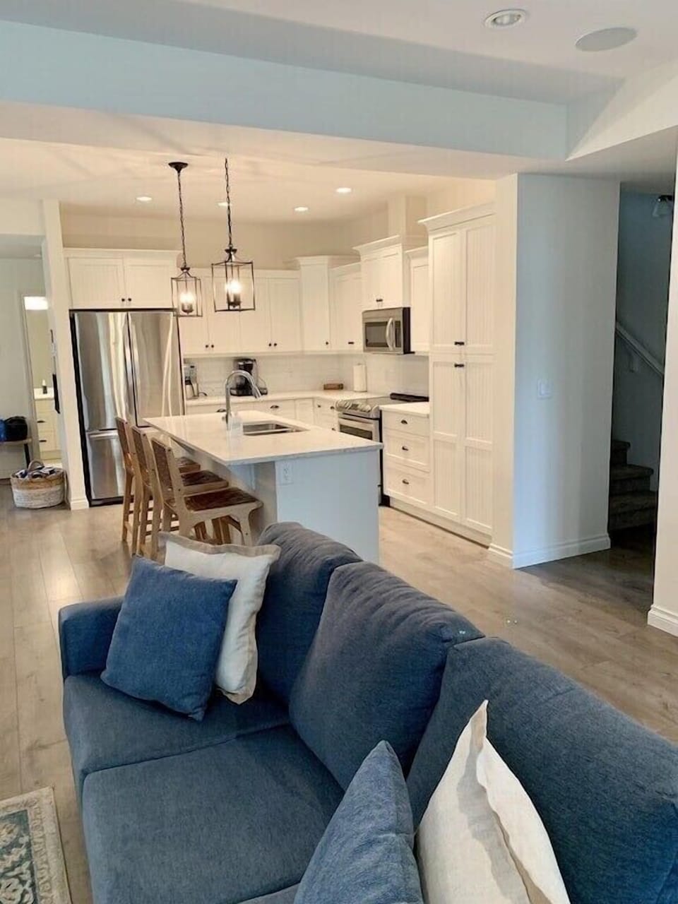 Open concept main floor 