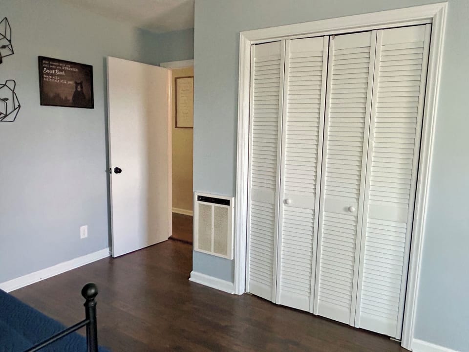 Secondary bedroom 1 of two closets