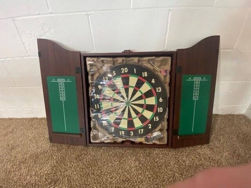 Dartboard for casual competitions & laughs.