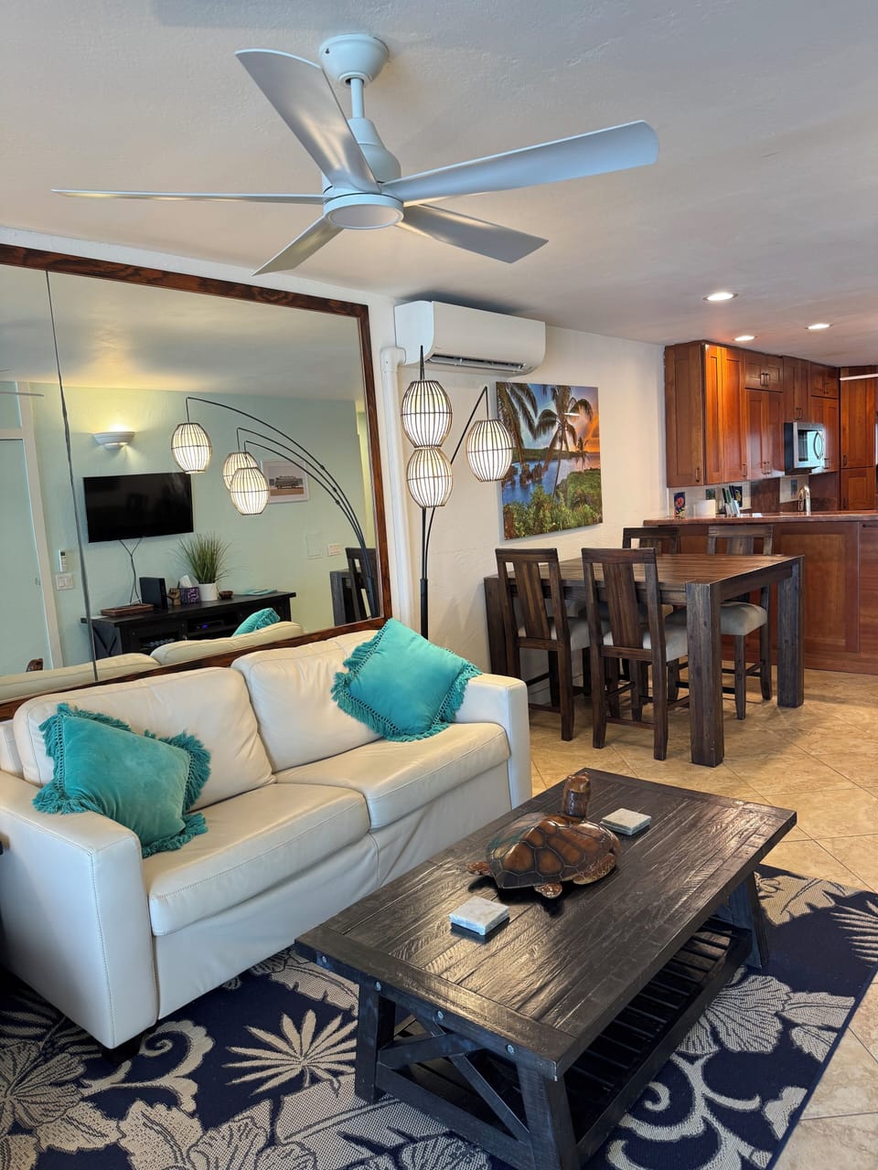 Living area with sleeper Sofa