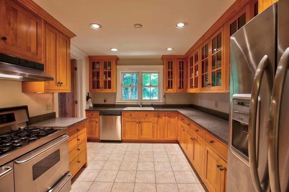 Kitchen in main house.