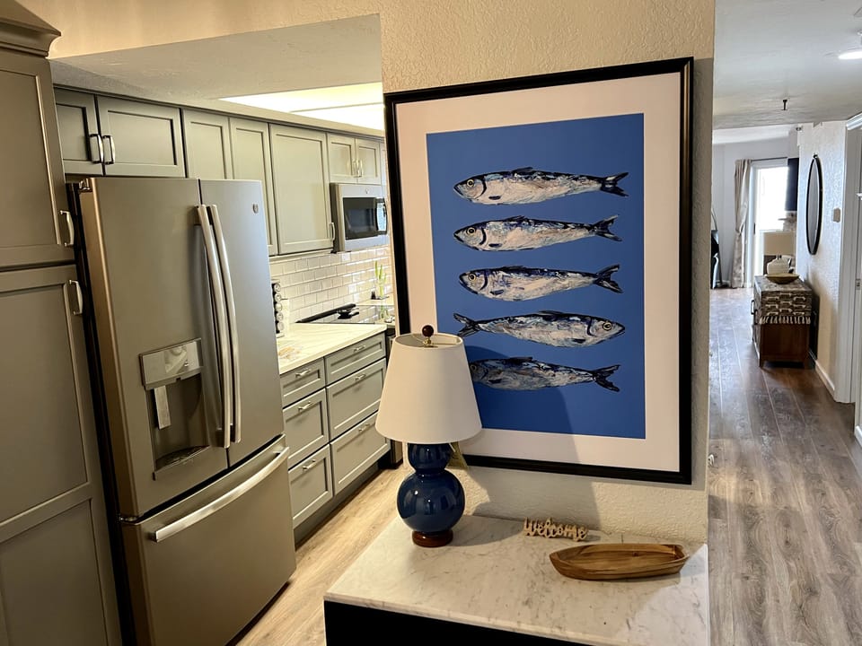 welcoming entry way greets guests