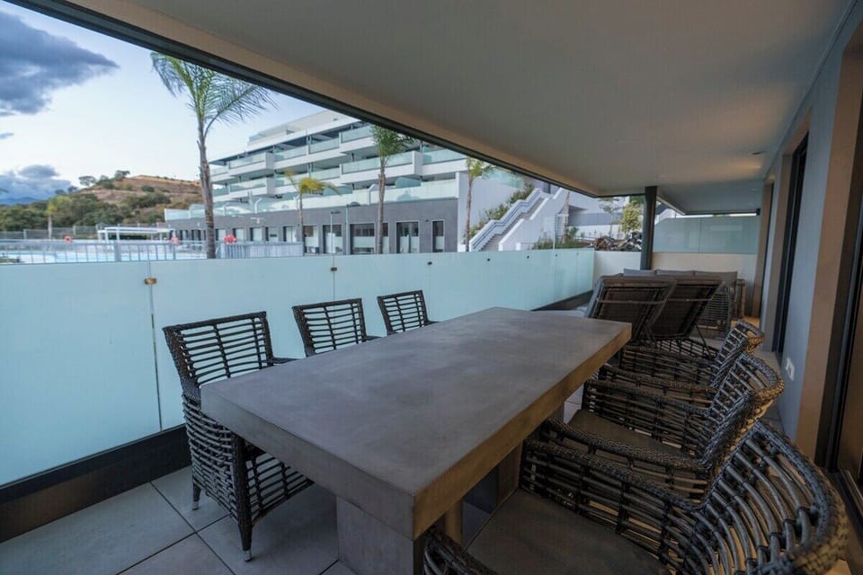 Terrace with dining area