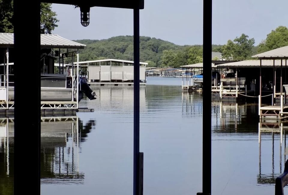 Dock view of the lake 