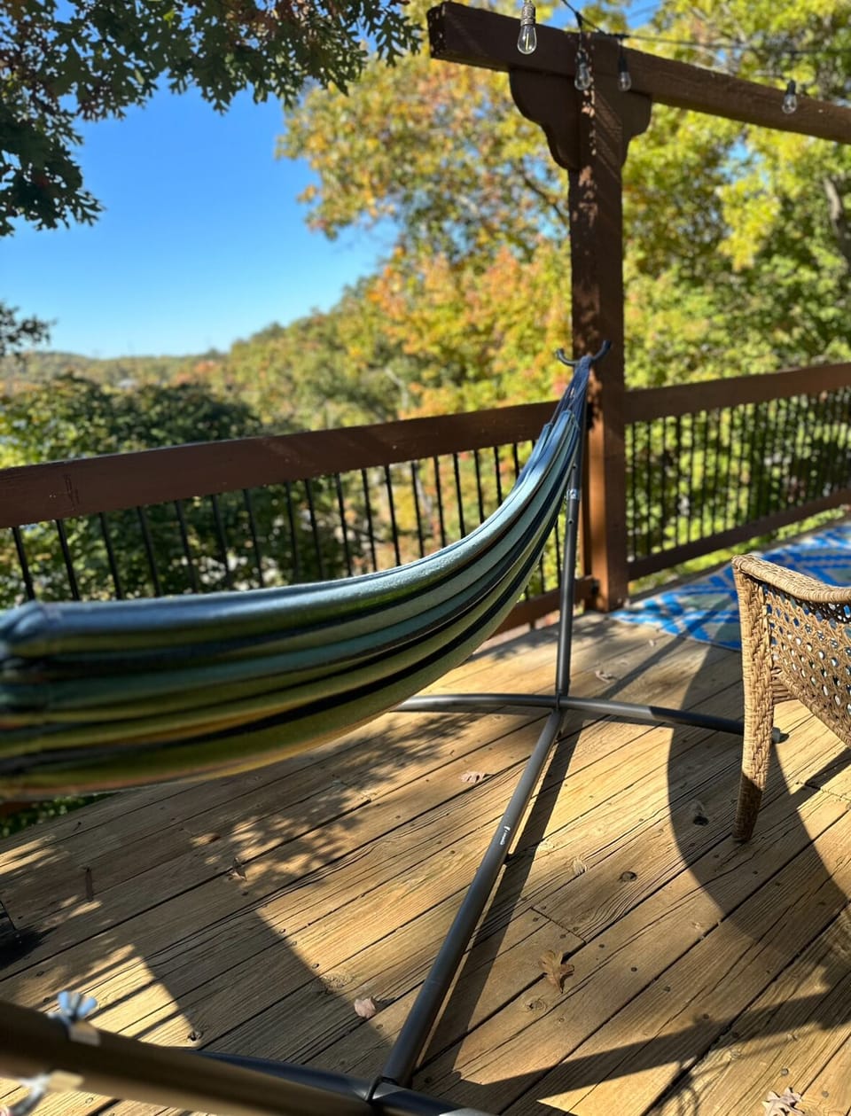 Upper deck hammock either lake views 