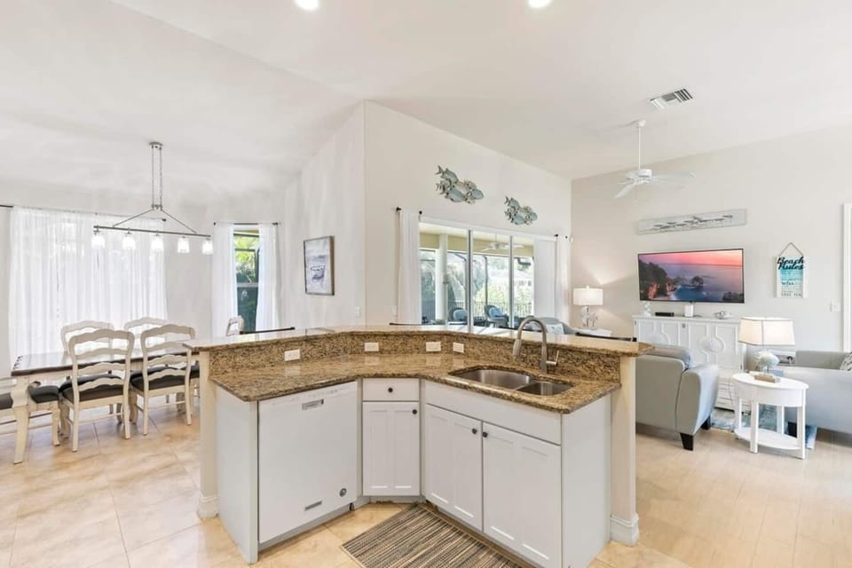 Kitchen and Adjoining Dining Area