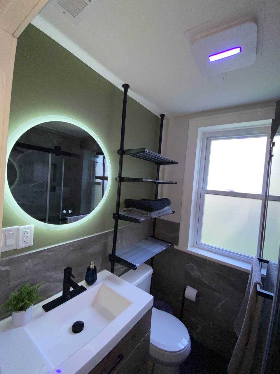 Ultraviolet light to eliminate germs