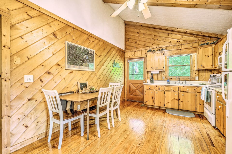 Kitchen equipped with way more than just the essentials so you feel at home!