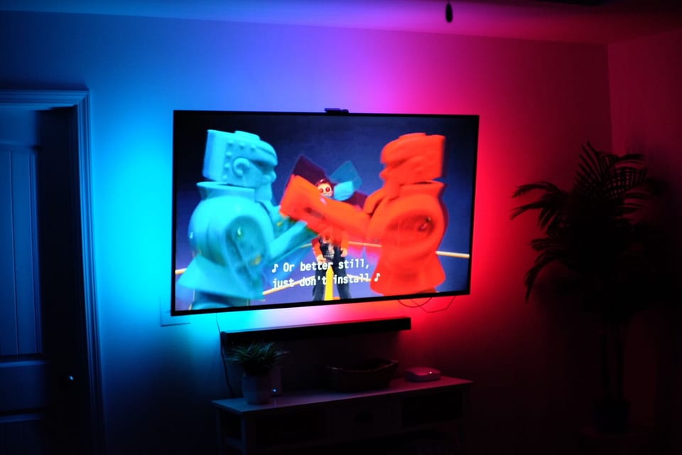 65” Smart TV w/ Optional backlighting for an incredible Cinematic experience! 