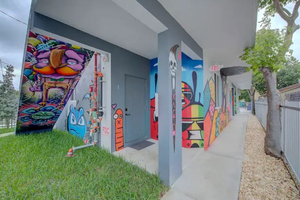 As you enter the building, you'll find Apartment 1 to the right on the 1st floor
