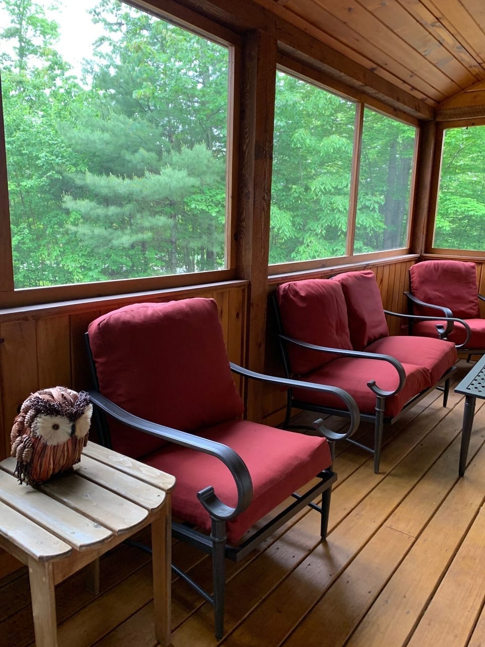 Screened in porch