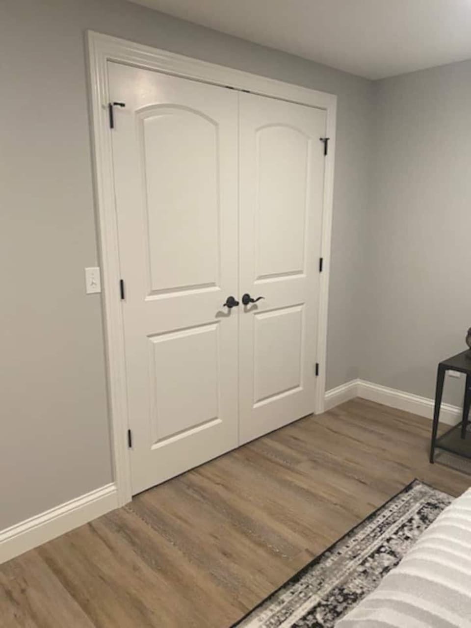 Bottom floor bedroom with King bed.