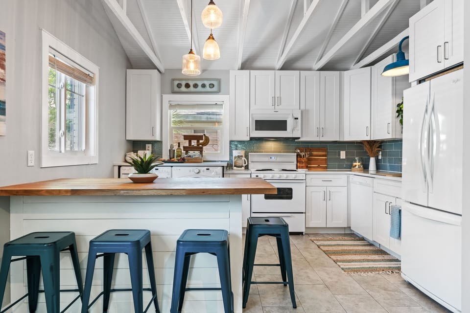 Kitchen is fully equipped for any coastal recipe!