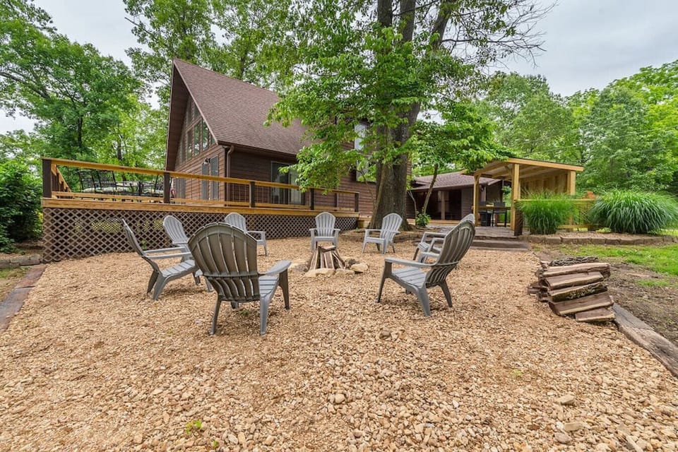 Build a camp fire with the wood we provide or sticks you find around the property.