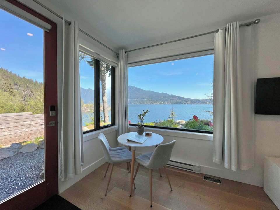 Dining area with a view