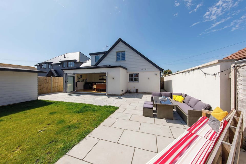 Enjoy the serenity of the private rear garden.