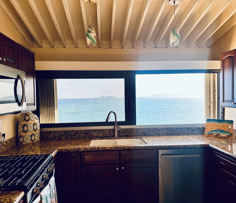 The kitchen view!