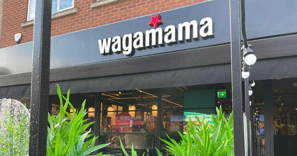 Local pan Asian restaurant Wagamama