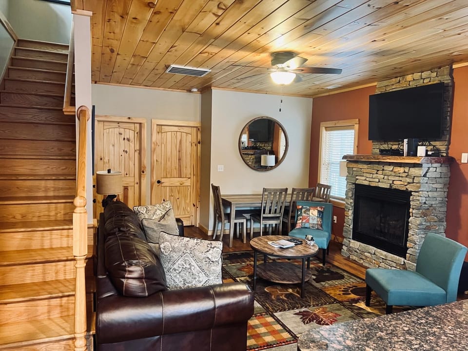 Stairway, Main living, dining area