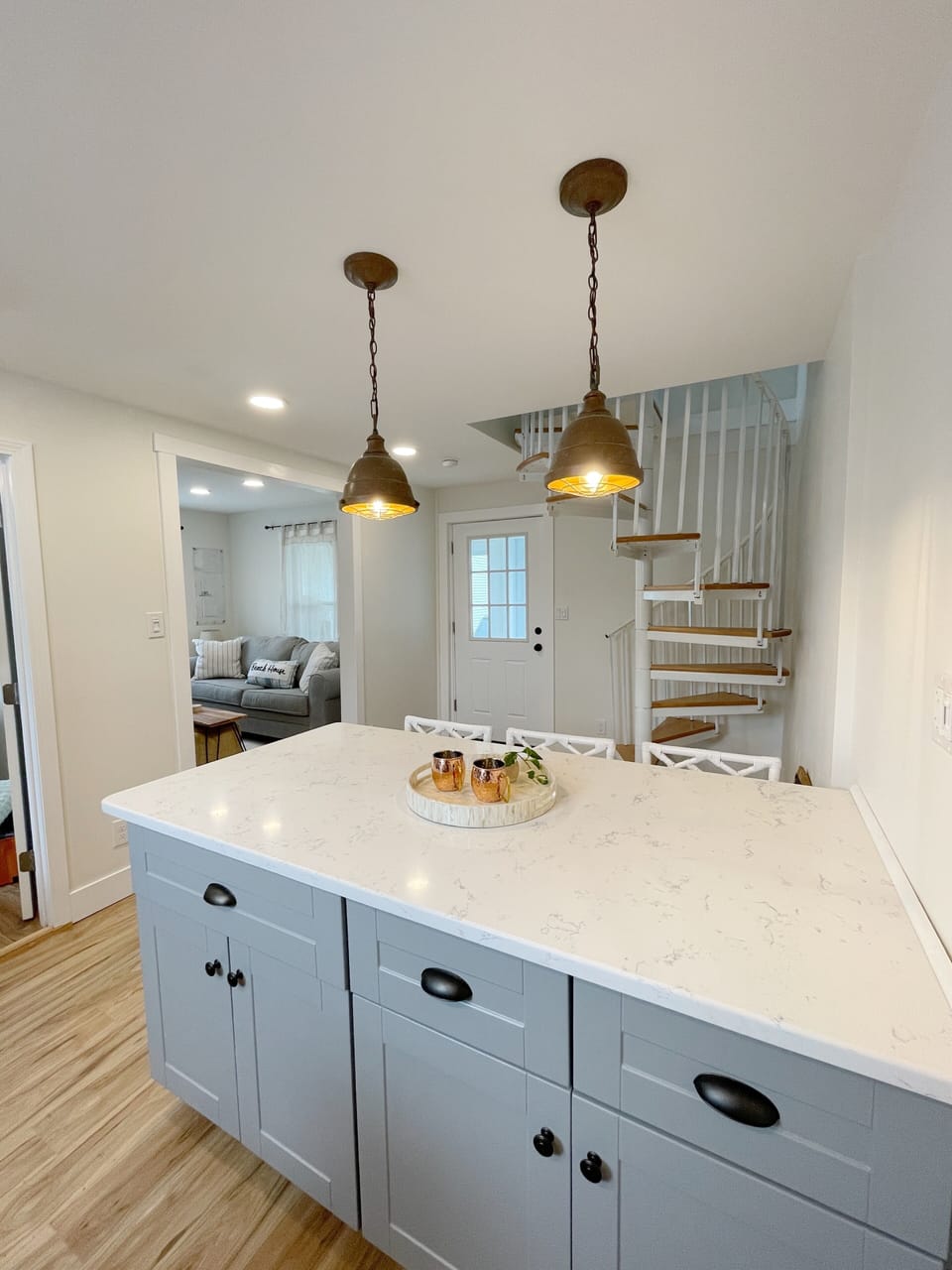 View from kitchen area