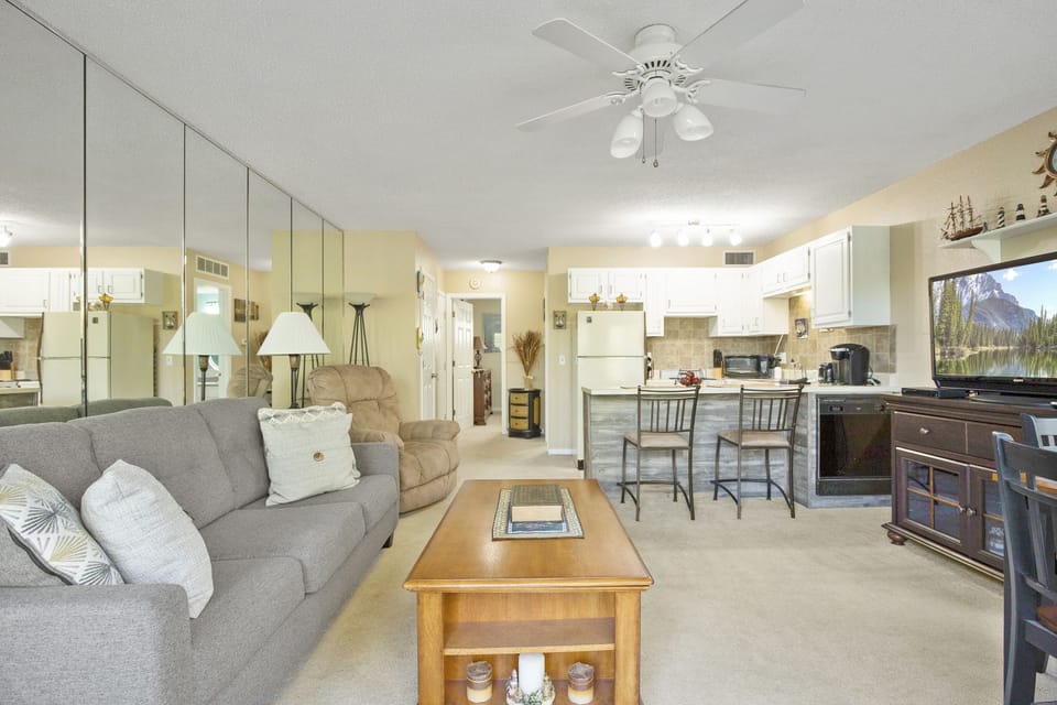 Open Living & Dining Areas