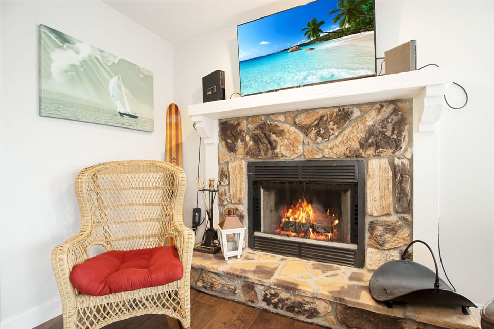 Fireplace for decorative use only