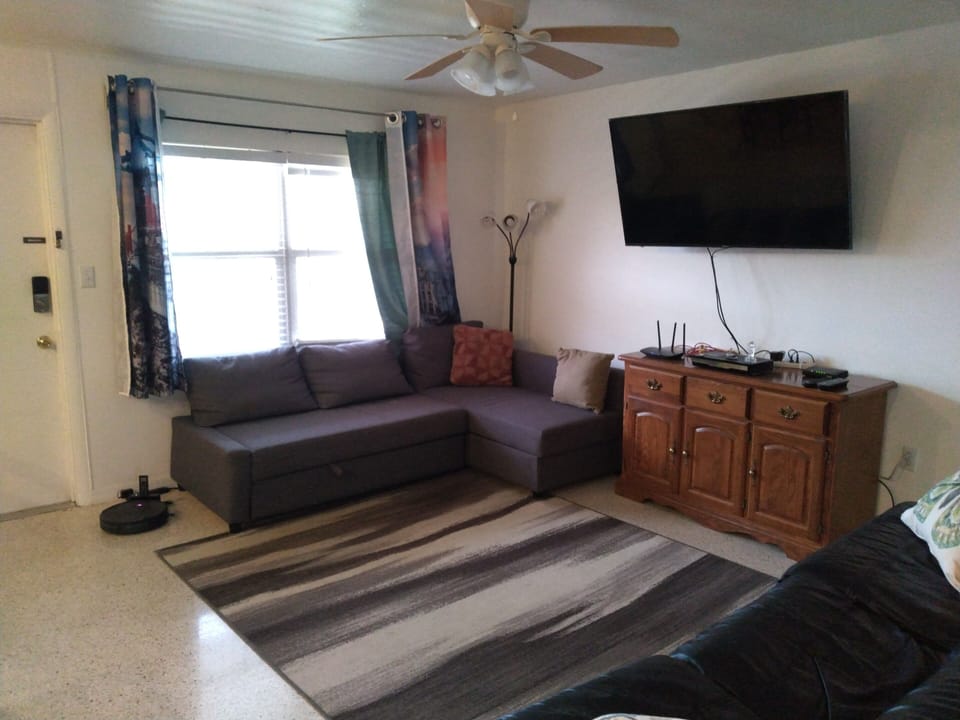 Living  room left side, looking towards door.