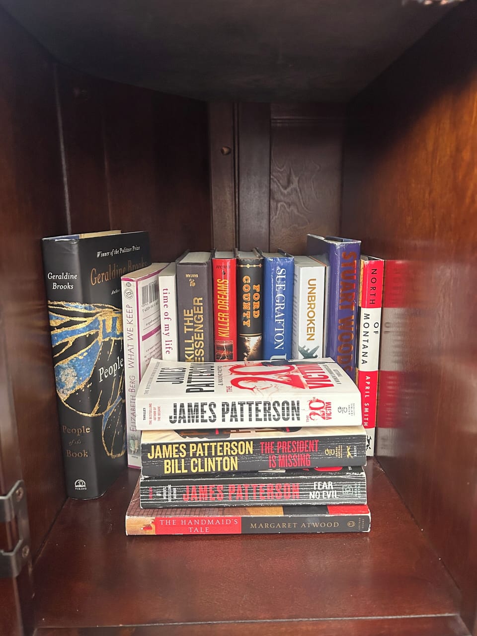 Our own little free library.  Take a book, leave a book