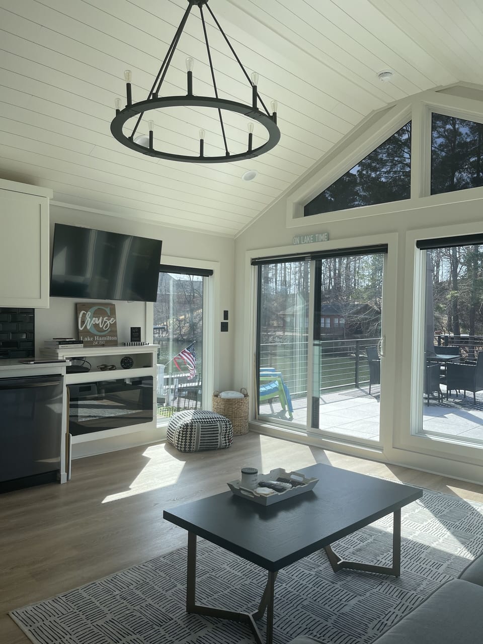 Open Living Room & Kitchen