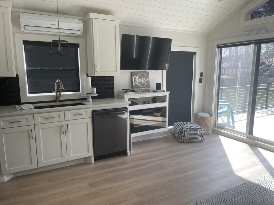 Open Living Room & Kitchen