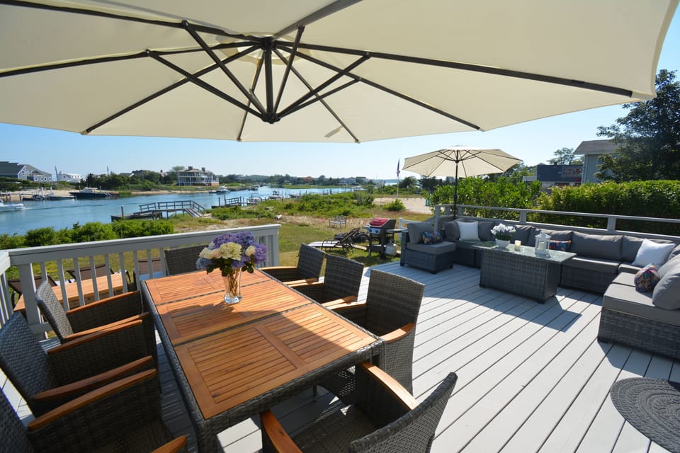 Back deck.