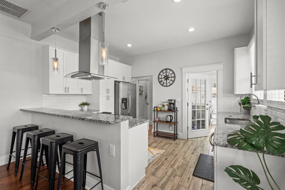 Kitchen is fully loaded with everything that you need to cook a gourmet meal