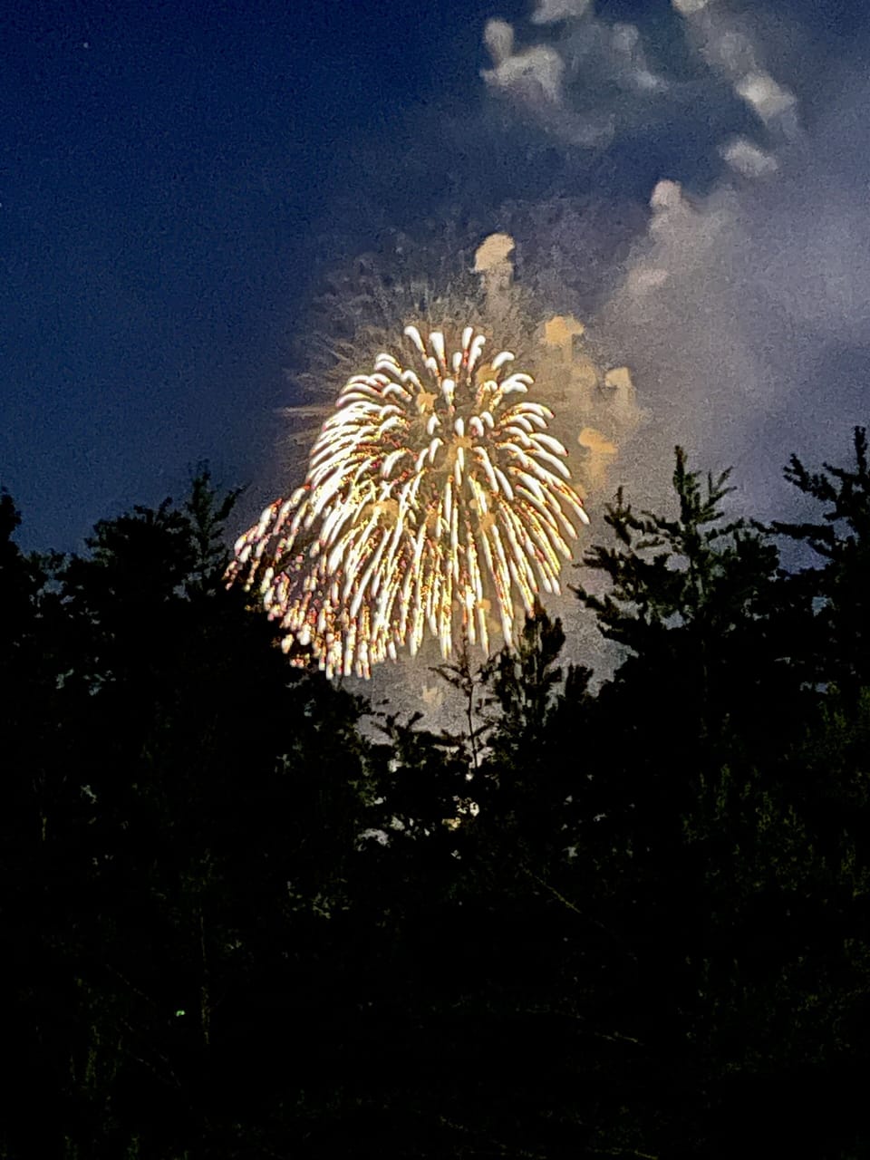 Dollywood fireworks from guest room balcony!