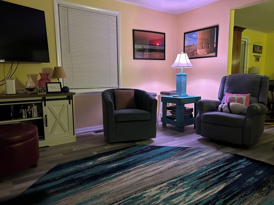 Relax the evening away in a comfortable, quiet setting