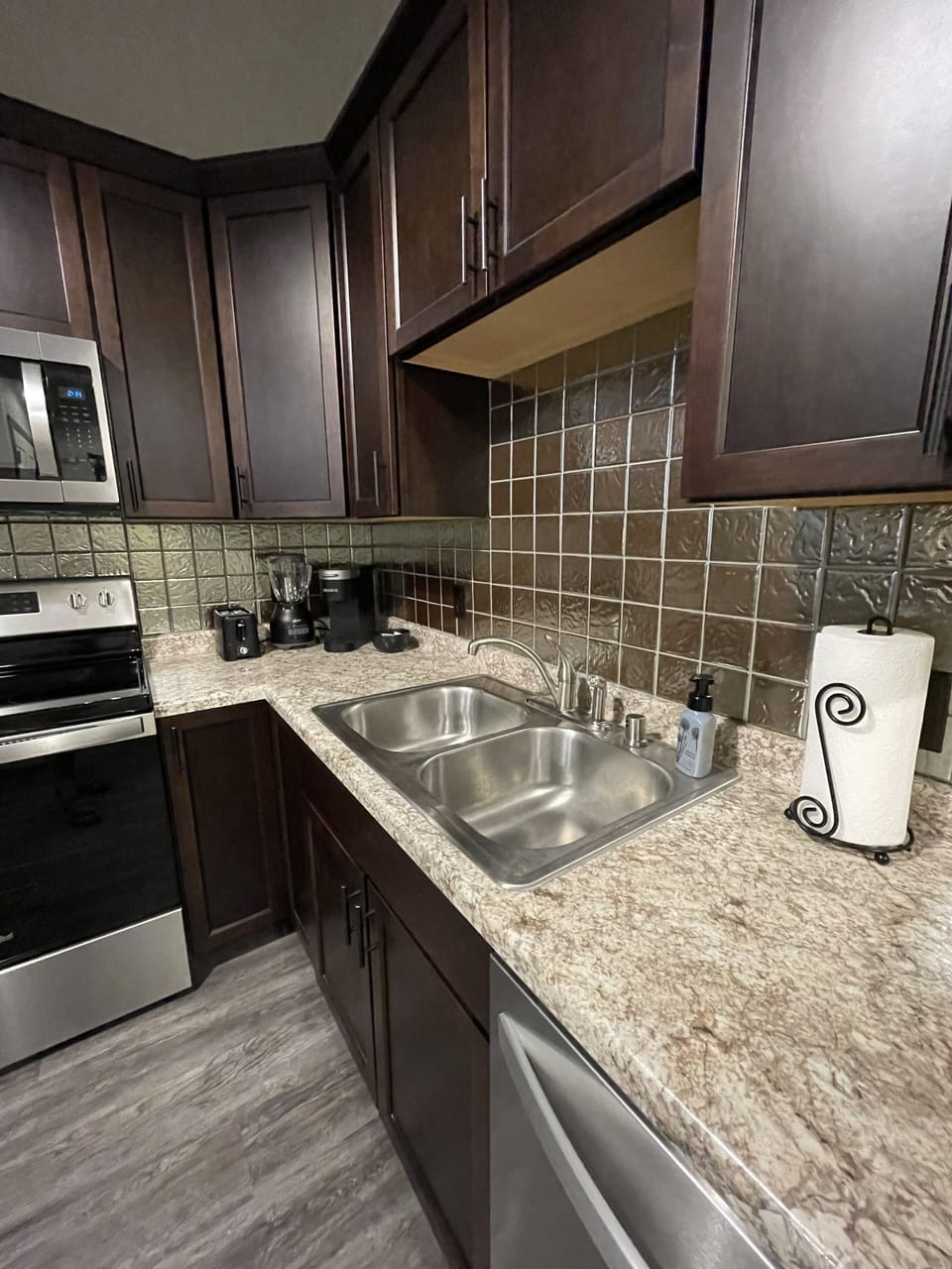 Plenty of counter space
