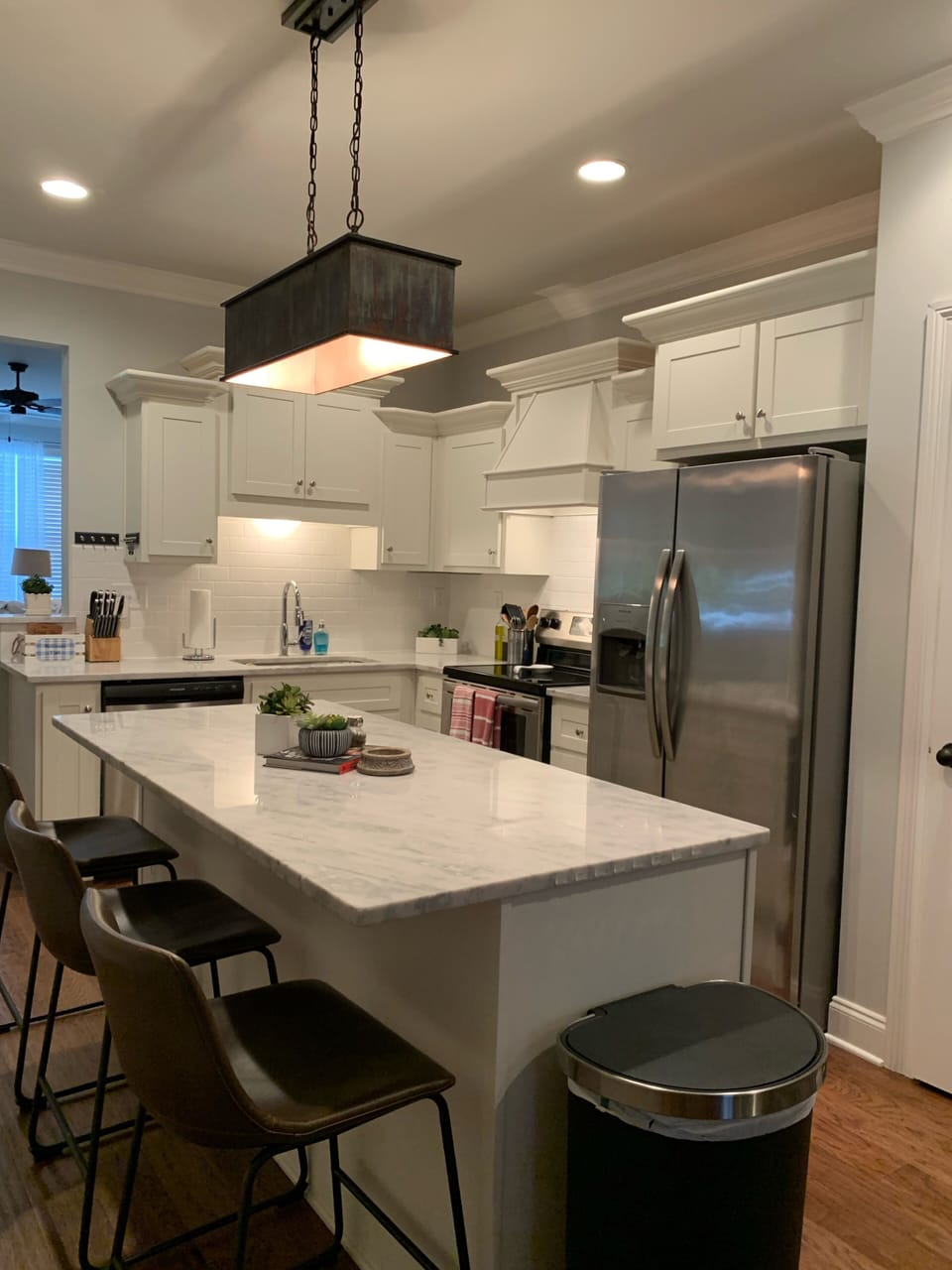 Fully stocked kitchen