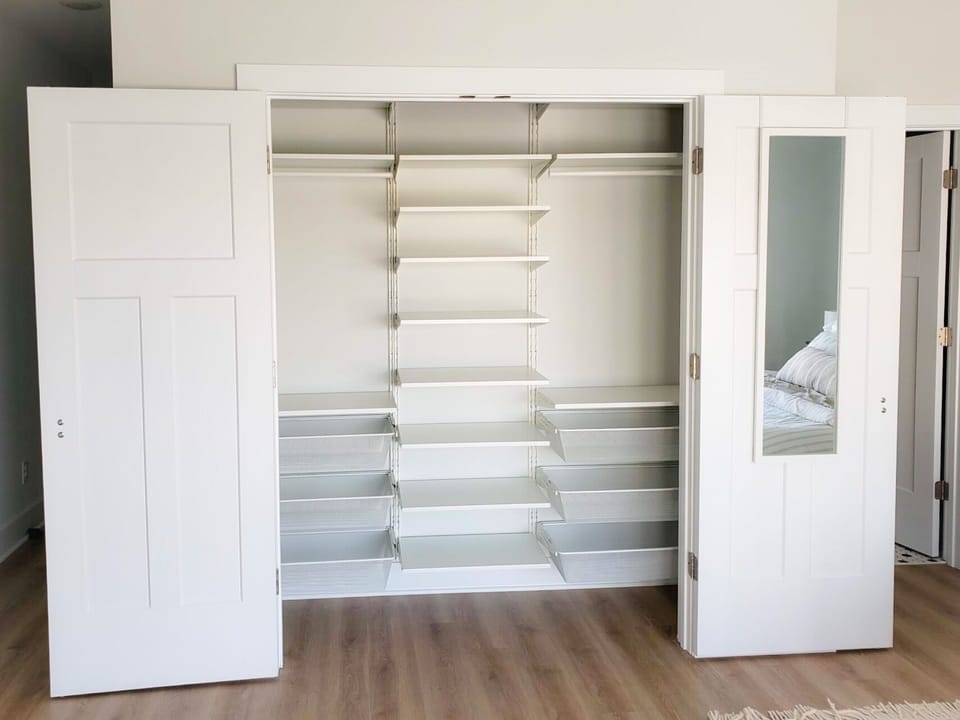 Master bedroom closet
