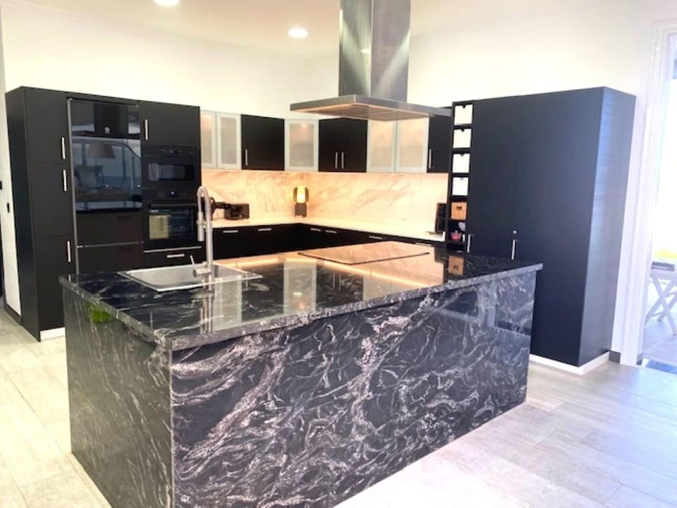 Open plan kitchen 