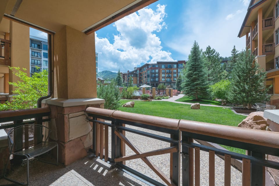 View from patio