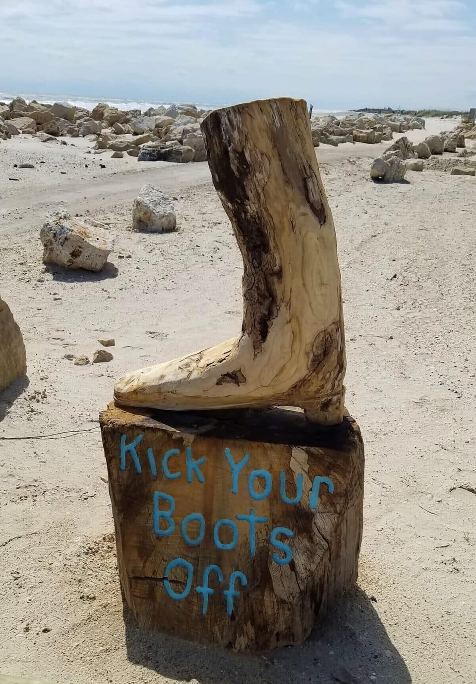 Beach Entrance "Welcome"
