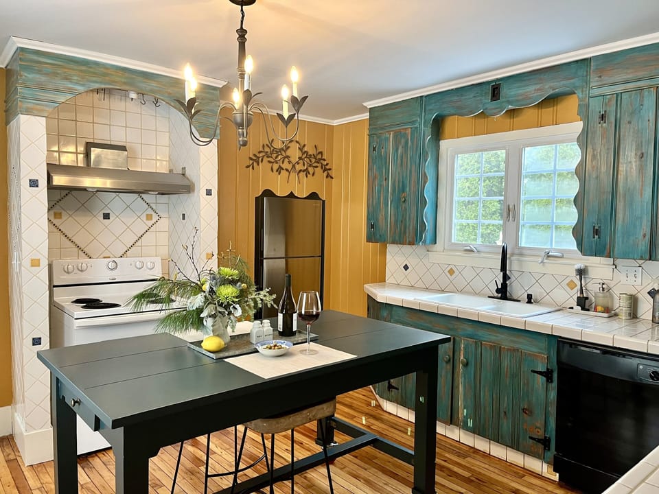 Large, private fully equipped kitchen