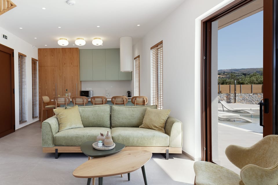 Open plan sitting room.