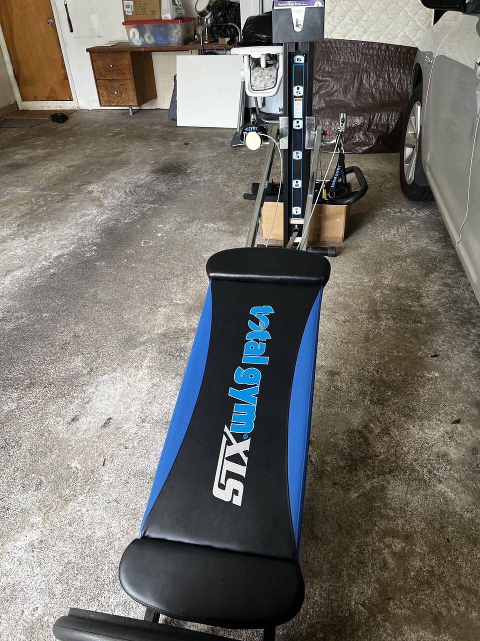Total Gym in garage for your use.