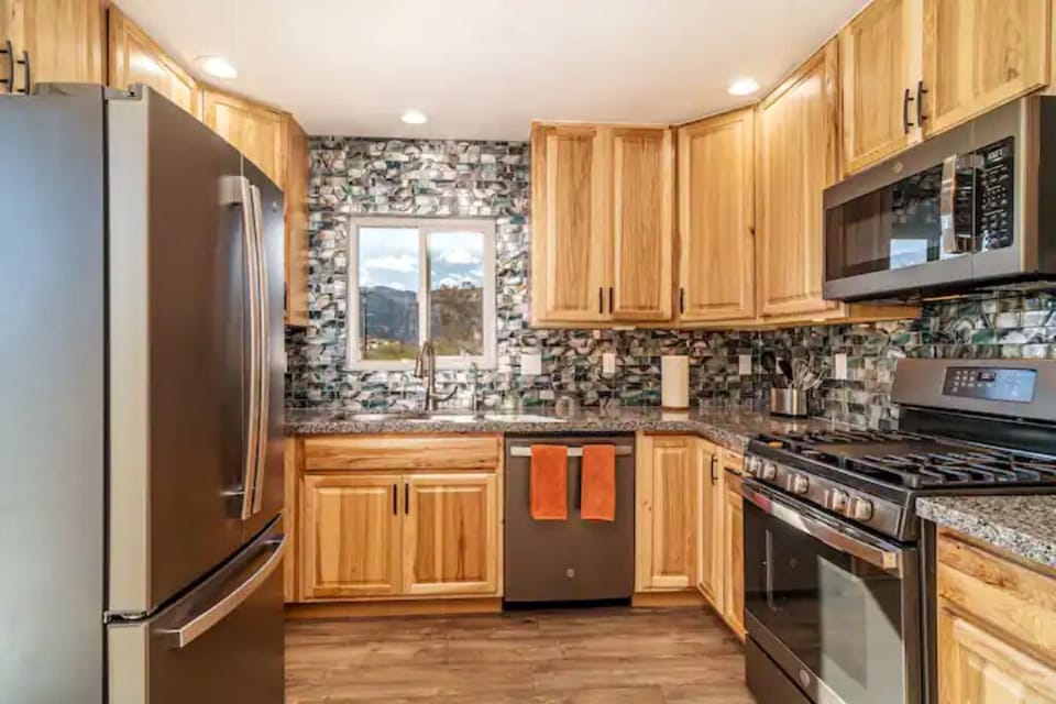 Full Kitchen With Glassware, Dining Ware, Cooking and Eating Utensils