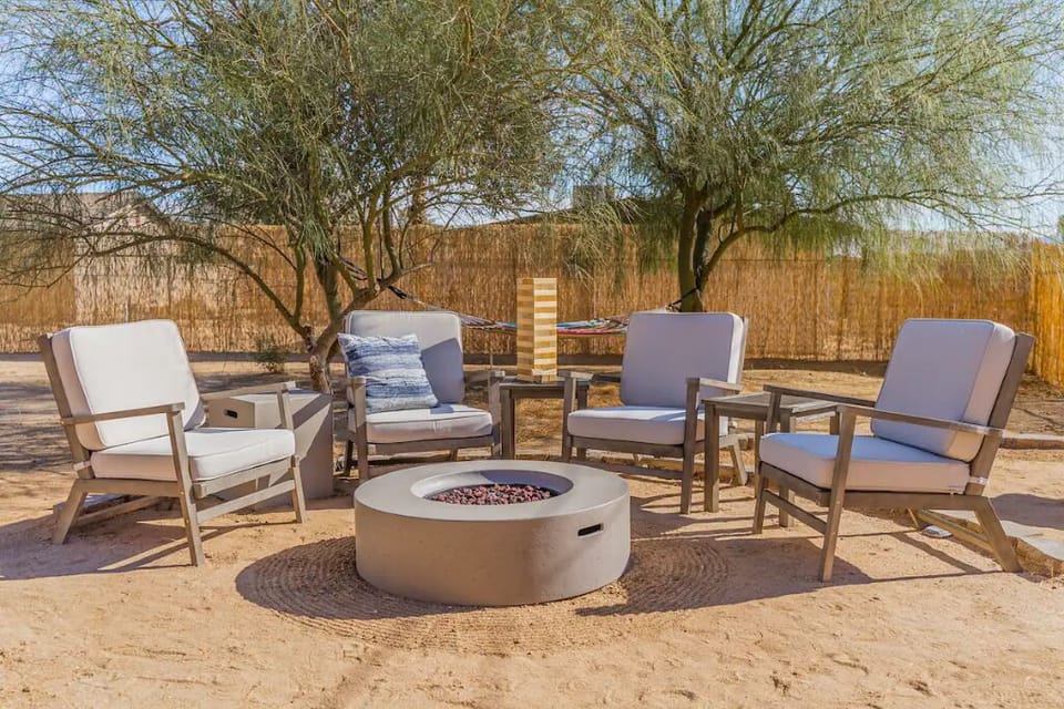 Fire Pit Lounge Area!