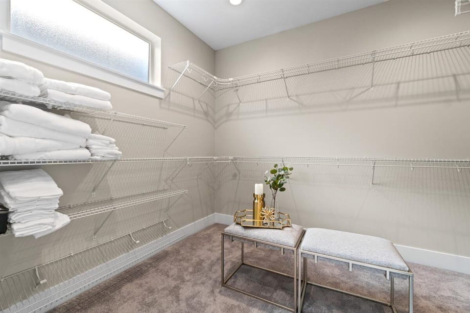 Master Suite over sized walk in closet