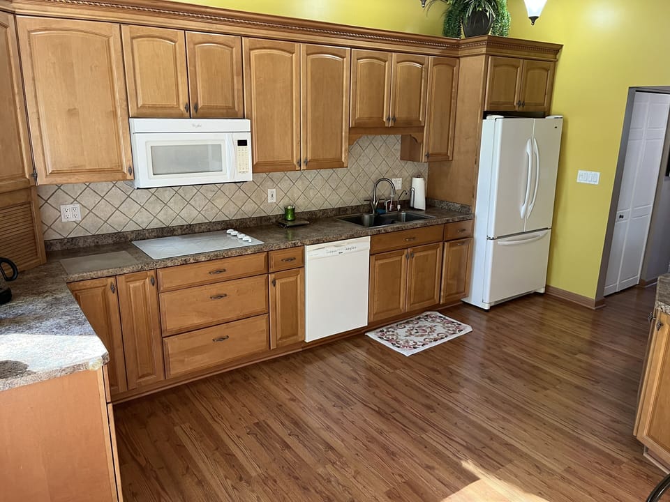 RO dispenser at sink with softened water throughout house